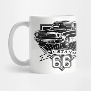 66 Mustang Fastback Mug